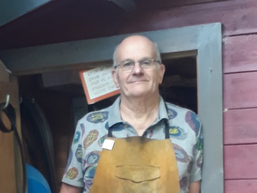 Jean-Marie Maas dans son atelier